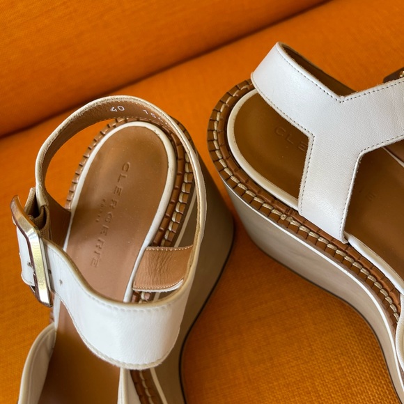 ROBERT CLERGERIE PLATFORM WHITE SANDALS💝HP - Picture 6 of 11